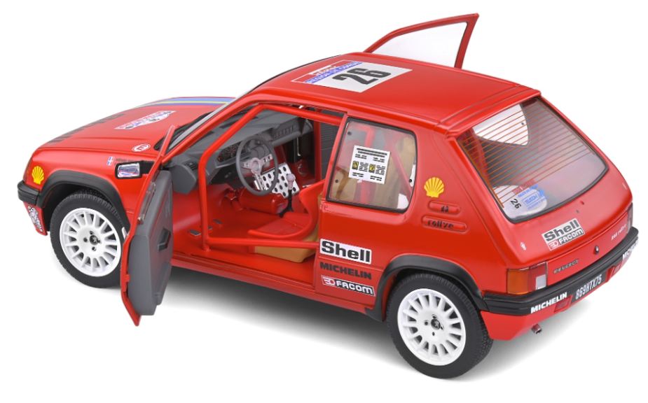 Peugeout 205 Rallye n26 Rally tour 1/18 - SOL1801709 - immagine 7