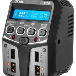 Caricabatterie T100 doppia uscita LiPo 2-4s 5A 2x50W 220v - RBT-SK100162