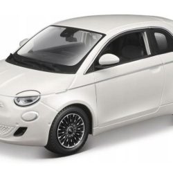 Fiat 500e elettrica 2023 1/24 bianca o grigio pastello - BUR18-21110