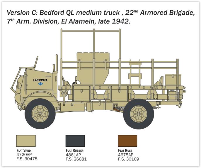 Bedford Ql Medium Truck 1/35 - ITA0241 - immagine 4