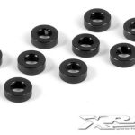 RONDELLE 3x6x2mm NERE      NT1 T4 X1 10pz - HUD303123-K