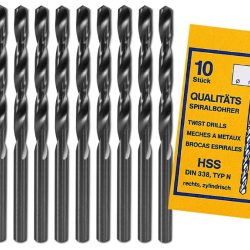 Punte da trapano HSS 0,4mm 10pz - DONHSS04