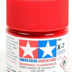 Colore acrilico X-7 Red 1pz da 10ml lucido - TAM81507-1PZ
