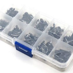 Set viti in acciaio 12.9 M3 200pz con pratica scatolina - GPEDSSS-200