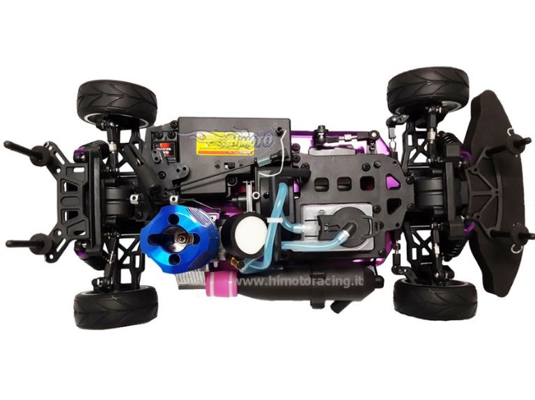 auto touring a scoppio 1/10 cambio a 2 marce motore a strappo 3cc - REVHI9102 - immagine 6