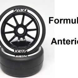 Coppia gomme anteriori Fenix F1 Tipo A 1/10 - FEN-F1-A-F