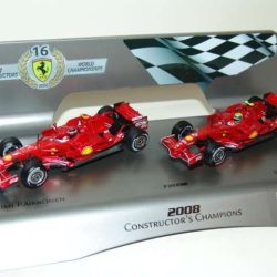 SET 2pz FERRARI F1 2008   1/43 RAIKKONEN E MASSA - HOTL8784