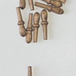 CAVIGLIA IN NOCE          10mm 1 CONFEZIONE 10pz - M32690