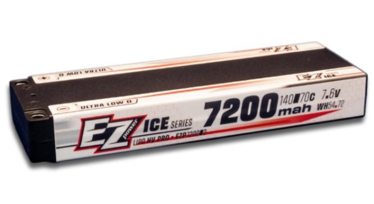 LiPo HV 2s 7,6v 7200mAh ULCG 140/70C ice series 245gr – TXXEZP7200-2
