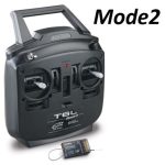 RADIO T6L 6ch SPORT     MODE 2 2,4Ghz T-FHSS CON RX R3106GF - RAD1006B