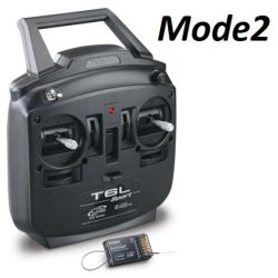 RADIO T6L 6ch SPORT     MODE 2 2,4Ghz T-FHSS CON RX R3106GF - RAD1006B