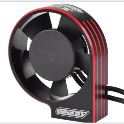 Ventola in metallo rossa XF-30 30mm Ultra High Speed Team Corally - SUC-53115-1