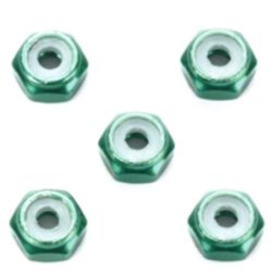 Dadi 2mm Autbloccanti Verdi 5pz Mini4wd - TAM95424