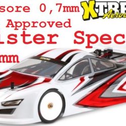 Carrozzeria Twister Special ETS 0,7mm 190mm omologata ETS trasparente - MTXMTB0415-07