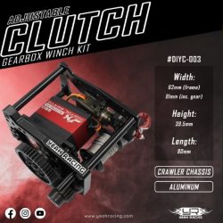 Kit verricello regolabile con frizione servi non compresi - GPEDDIYC-003