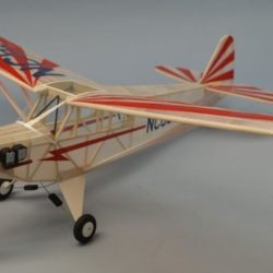 DUMAS Piper Clip Wing Cub ad elastico balsa kit 762mm - PEL4SK0338