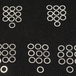 SET SPESSORI 5x7mm        50pz ACCIAIO 0,1 0,15 0,2 0,25 0,3 - GPEDYA-0551