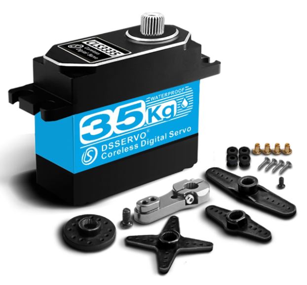 Servo CLS3335 Coreless Full Metal 45kg/0,095sec @8,4V waterproof - RBT-DS021