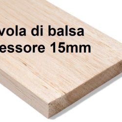 Tavola di balsa 15x100x1000mm 1pz - PCHC6450