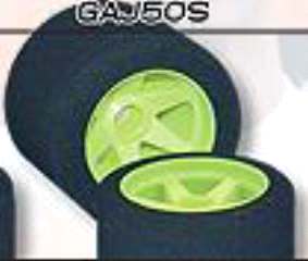 SPUGNE ANTERIORI Shore 35 1/8 INCOLLATE SU CERCHI KYOSHO 2pz - ELL-GAJ35S