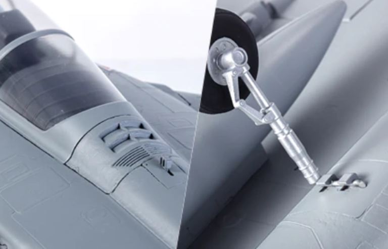 Rafale PNP kit Grey/Tiger 64mm EDF con gyro - BEEFMS139 - immagine 7