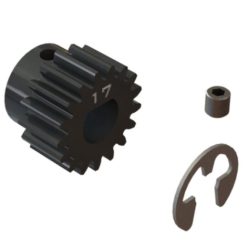 Pignone 17T modulo 1 foro da 8mm in acciaio - HORARA311037