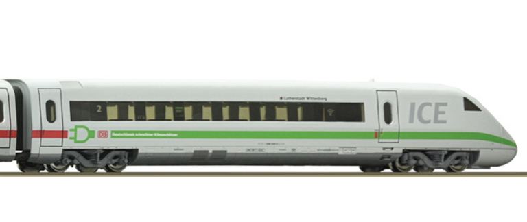 Confezione treno analogico HO ICE2 con passaggio a livello - ROCO51162 - immagine 5