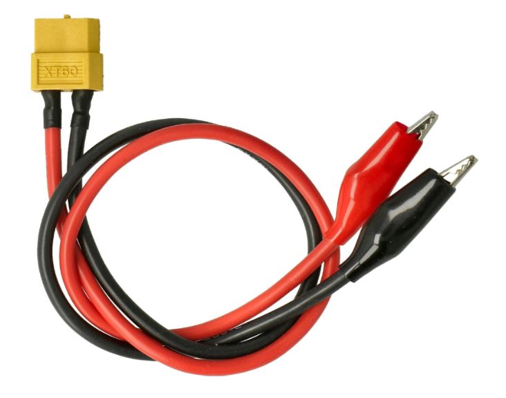 Cavo ricarica XT60 femmina coccodrilli – RBT-TK40100