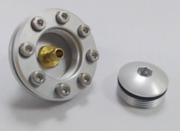 Tappo stile aereonautico in alluminio per rifornimento anche x scafi - TFL521B71 - immagine 3