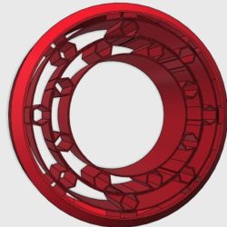 Inserti 3D no foam Revolver Filling per gomme 1.9 alte 106mm scaler - COBREV-19106