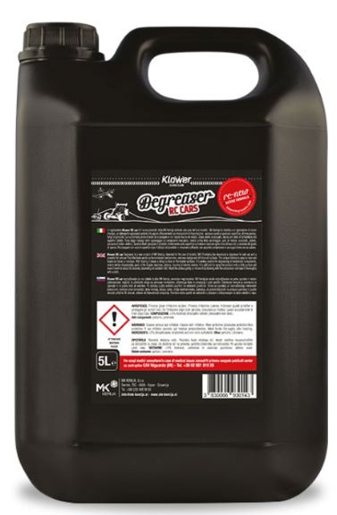 Klower RC Car degreaser fusto da 5 litri sgrassatore - TXXMK2719