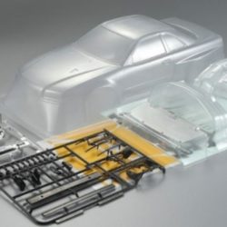 CARROZZERIA NISSAN R34   195mm SKYLINE 1/10 TRASPARENTE - RBT-KB48626