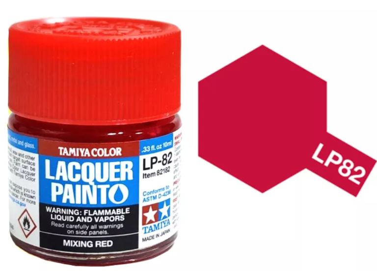 LP-82 Mixing Rosso 1pz colore Laquer LP82 - TAM82182-1PZ