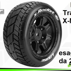 Gomme stradali X-Rocket per Traxxas X-Maxx 2pz Esagono 24mm 4.3 - SULR-T3295B