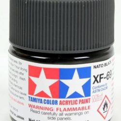 Colore acrilico XF-69 Nato Black 1pz da 10ml  opaco - TAM81769-1PZ