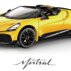 Bugatti Mistral gialla 1/24 - REE0814Y