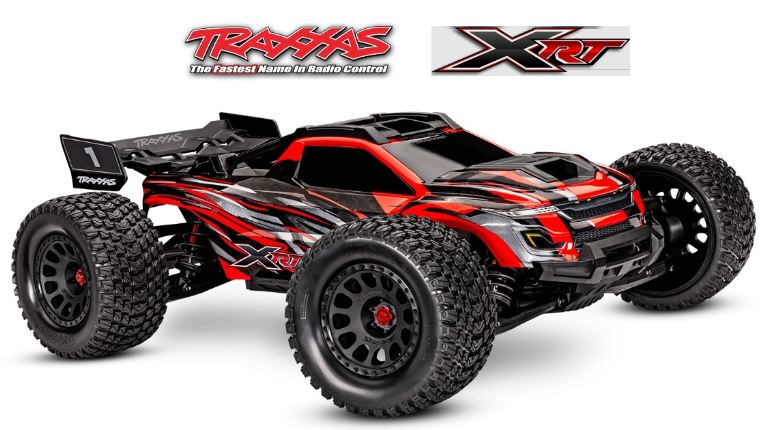 Traxxas XRT rosso X-Truck 8s scala 1/7 10,8kg quasi 100km/h - TXX78086-4RED