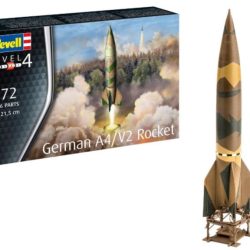 MISSILE A4/V2 GERMAN ROCKET 1/72 CON PIATTAFORMA DI LANCIO - REV3309