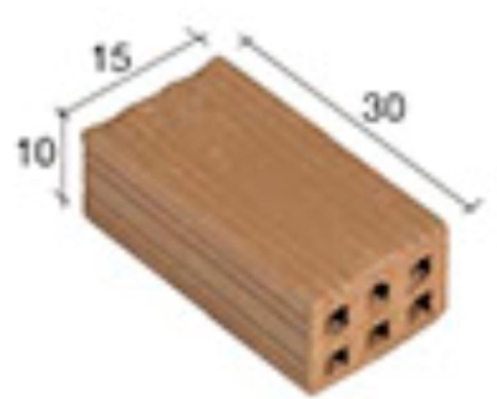 Mattoncini Rossi in ceramica 100pz - NOCAS21001