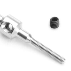 Terminale filettato per aste bowden max 2,1mm con fissaggio con grano - KAV50-0148