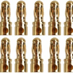 CONTATTI DORATI 3,5mm     10pz MASCHI - CNDAM-604-10M