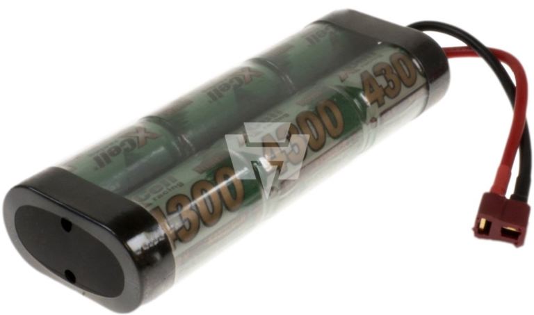Batteria 7,2v 4300mah spina Deans NiMh stick pack Xcell - SAN141080