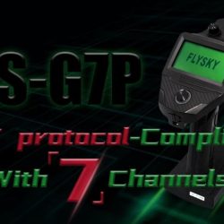 Radio a volantino G7P a 7 canali 2,4Ghz con RX RP7 Fly Sky - RADFS700