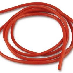 CAVO AL SILICONE ROSSO   1,5mm LUNGO 1mt 16AWG - CND600162