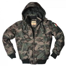 BOMBER IMBOTTITO WOODLAND    L LARGE GIACCA VINTAGE - VST1169-1-W-L