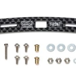 Piastra Anteriore Carbon HG 2mm Larga Mini4wd - TAM15548