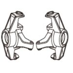 MJX Hyper GO 1/14 Fuselli anteriori 2pz barilotti - RBT-MX-14230