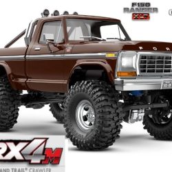 Traxxas Ford F150 marrone 1/18 TRX4m High Trail Crawler montata - TXX97044-1BRW