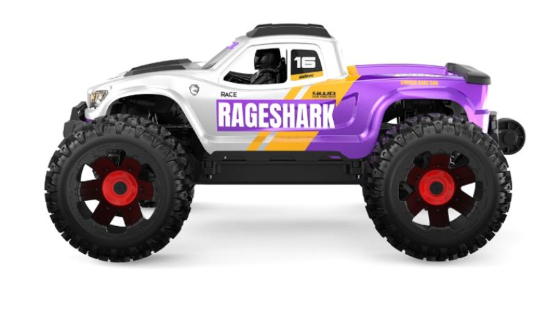Rageshark Viola Monster Truck 1/16 brushed - RBT-UD1611A - immagine 3