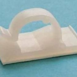 CLIP SUPPORTO PER CAVI DA 11mm 5pz CON ADESIVO - PCHX7062-11